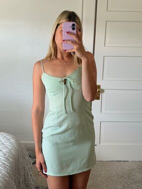 Forever 21 Mint Green Spaghetti Strap Mini Dress